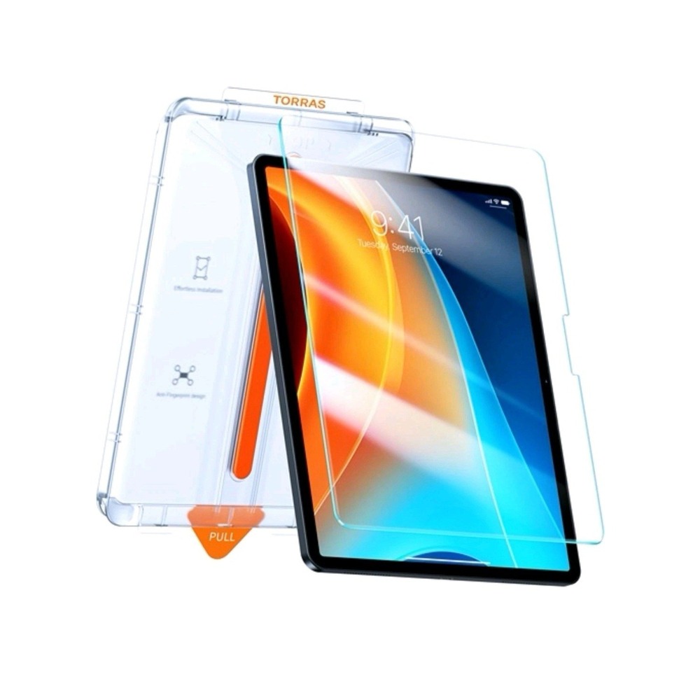 TORRAS iPad Pro 11 M4 2024 Screen Protector 9H+ Tempered Glass Military Grade